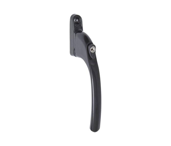 Heavy Duty Casement Handle with Key UPVC Doors Black Premium  - Image 2