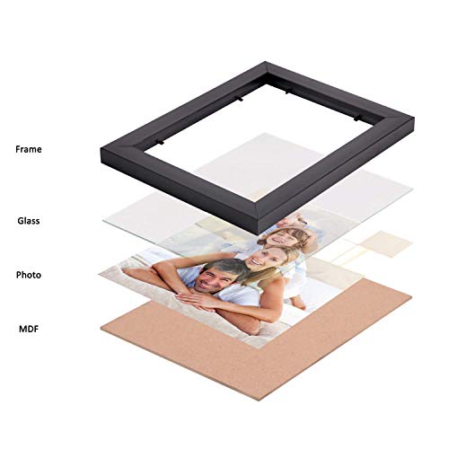 Stuthi Arts Wall-Mounted Photo Frame Set, Multiple Frames for Family Memories, Set of 9 Picture Frames, 6X8 inch (White & Black) - Image 4