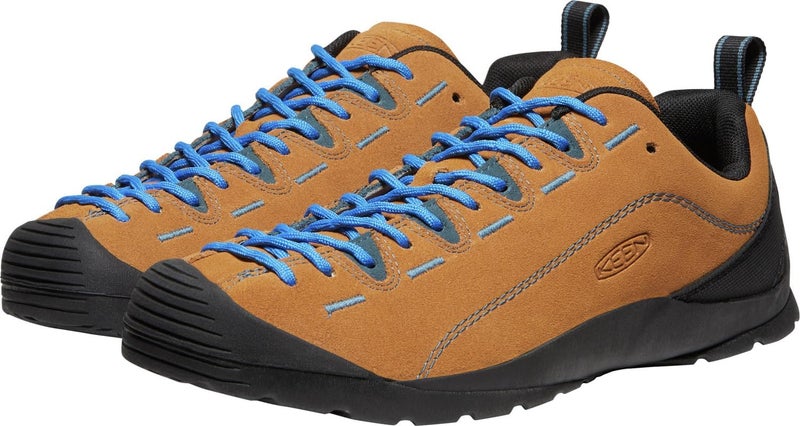 KEEN Men's Jasper Low-Height Casual Sneakers - Suede Leather, Cork Footbed, Water-Resistant, Round Toe, Lace-Up, Neutral Arch Support - Image 1