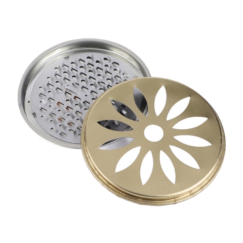 Portable Fly Coil Holder Stainless Steel Fireproof Incense Coil - Durable Enclosed Design Fly Coil Protection for Outdoor Patio Garden Camping - Image 1