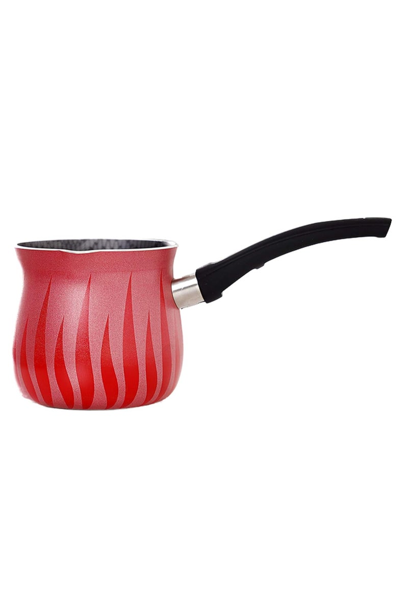 Elegant Chef Turkish coffee pot, made of aluminum Teflon-coated  non-stick, with a plastic handle, available in several sizes - Image 1