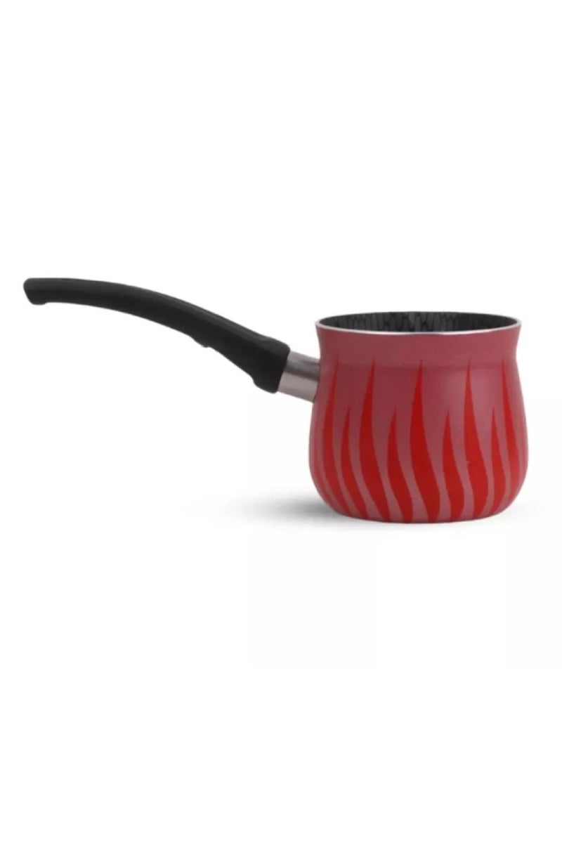 Elegant Chef Turkish coffee pot, made of aluminum Teflon-coated  non-stick, with a plastic handle, available in several sizes - Image 3