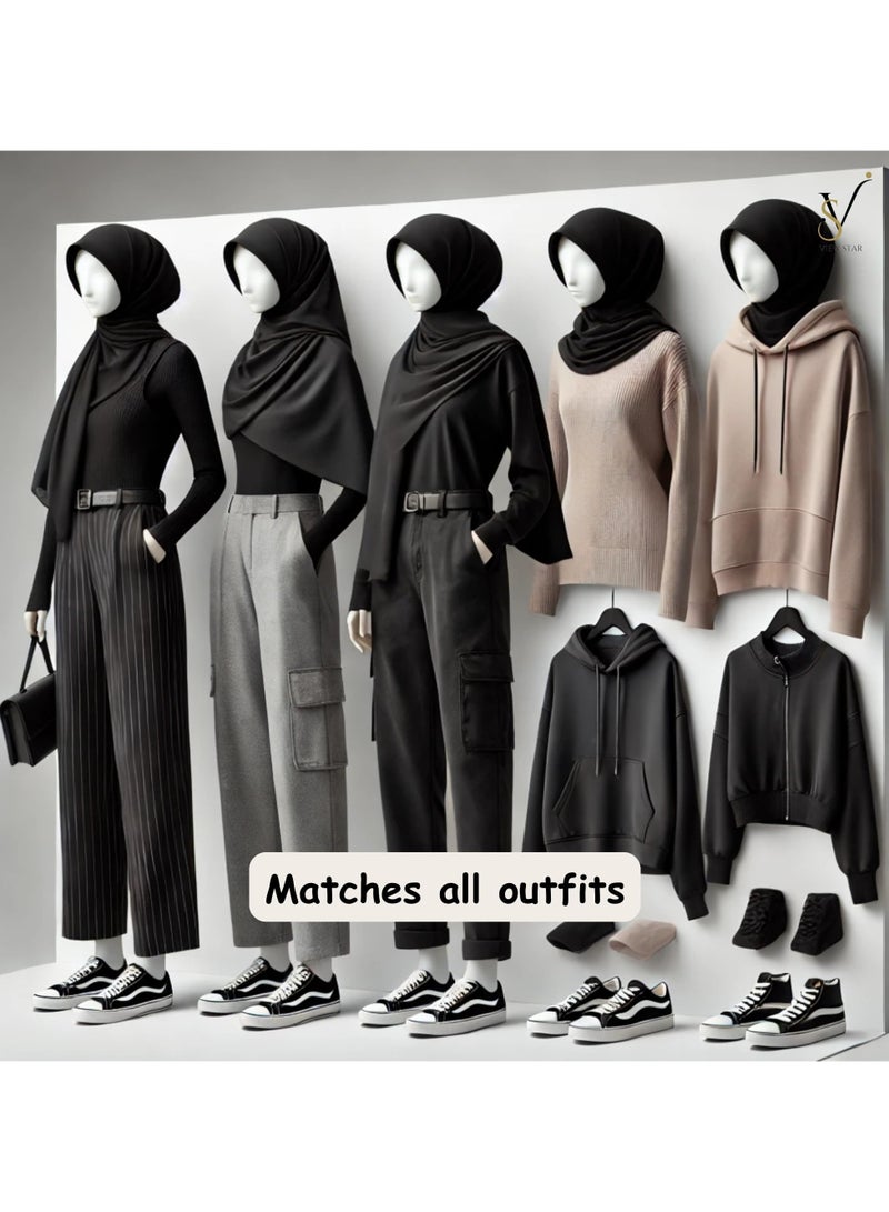 Stretchable Premium Soft Hijab Scarf–Lightweight Breathable & Elegant Headscarf-Fashionable Modest Wear for daily & Special Occasions-Scarf For Umrah fits to all - Image 2