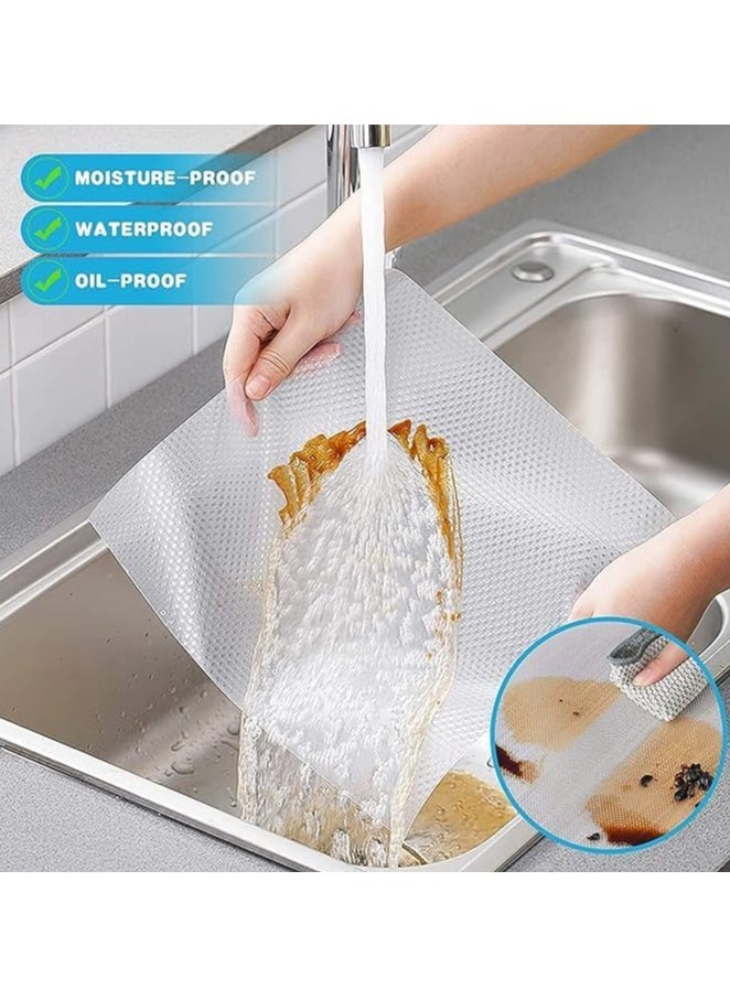 Spaceshoop Waterproof Kitchen Drawer Liner Mat, Non-Slip Cabinet Shelf Protector, Moisture-Proof and Oil-Resistant (45cm*10m)  - Image 2