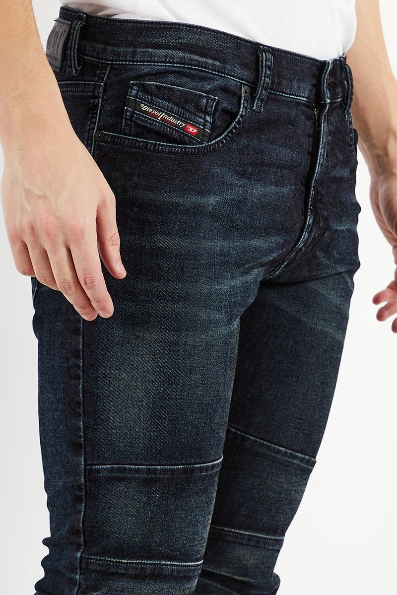 DIESEL جينز رجالي ضيق قابل للتمدد، جينز أسود - Image 3