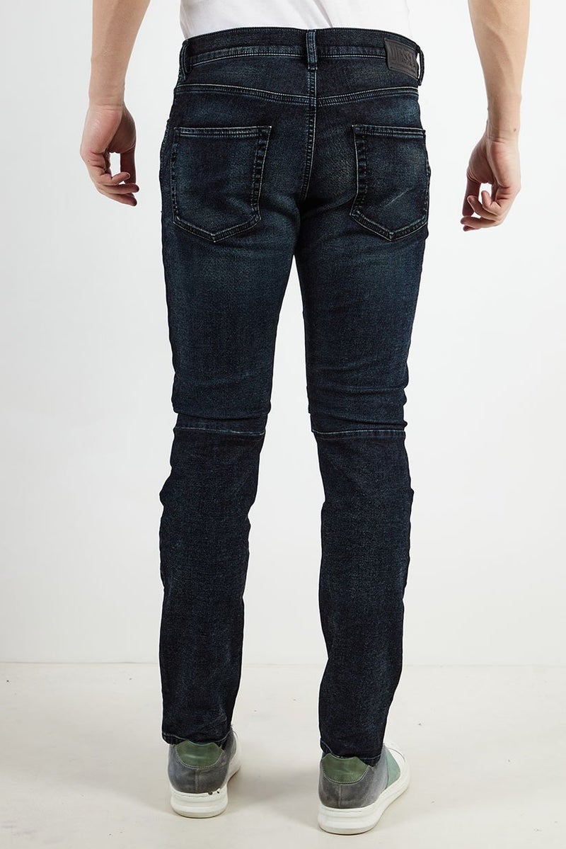 DIESEL جينز رجالي ضيق قابل للتمدد، جينز أسود - Image 2