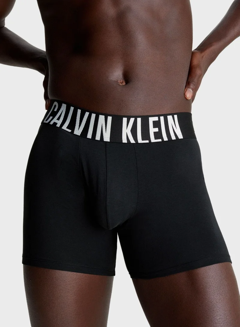 CALVIN KLEIN 3 Pack Logo Band Trunks