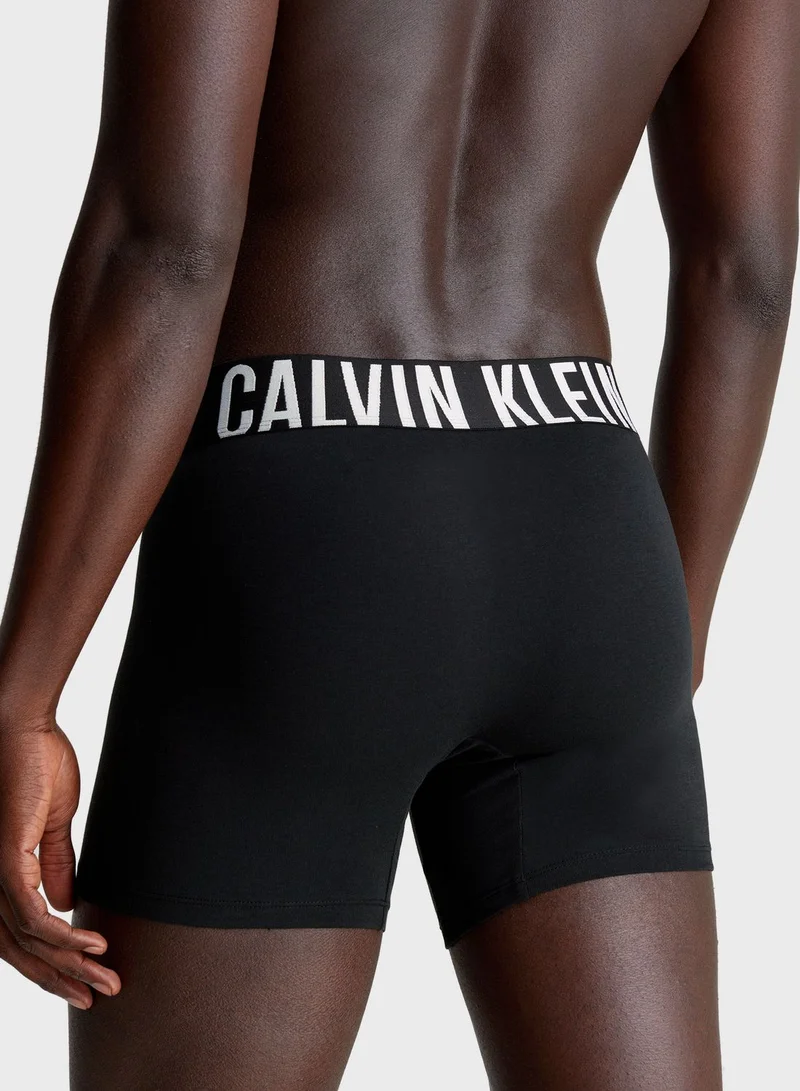 CALVIN KLEIN 3 Pack Logo Band Trunks