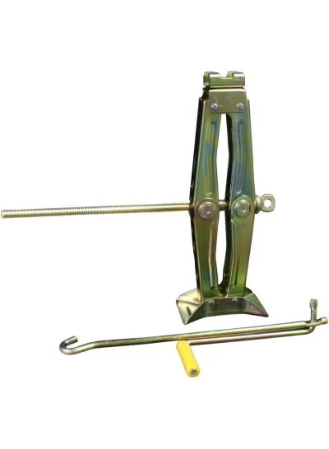 Portable Scissor Lift Jack - 1 Ton High-Strength Manual Car Jack - Compact Tire Changing Tool for Sedans and Light Vehicles - Image 3
