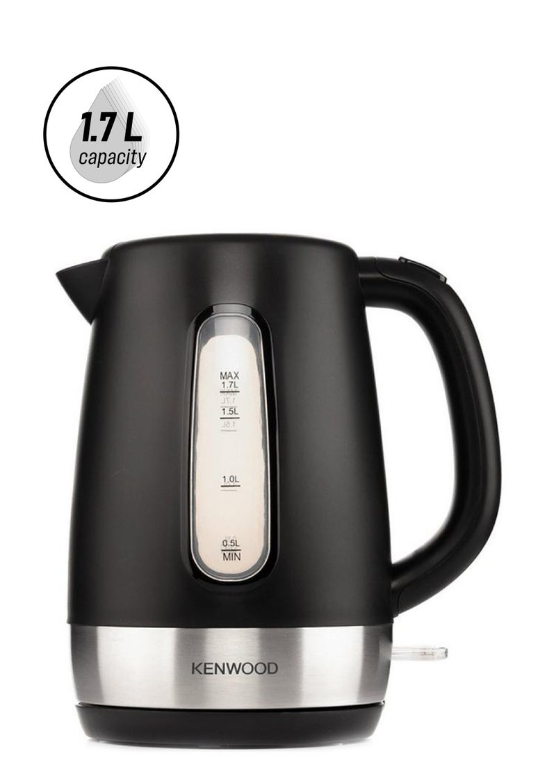 KENWOOD Kettle, Removable Mesh Filter, Plastic 1.7 L 2200 W ZJP01.A0BK Black - Image 1