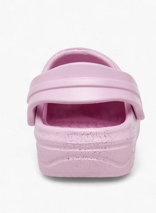 Disney Girls Minnie Mouse Accent Backstrap Clogs - Image 5