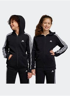 Adidas Essentials 3-Stripes Fleece Full-Zip Hoodie  - Image 1