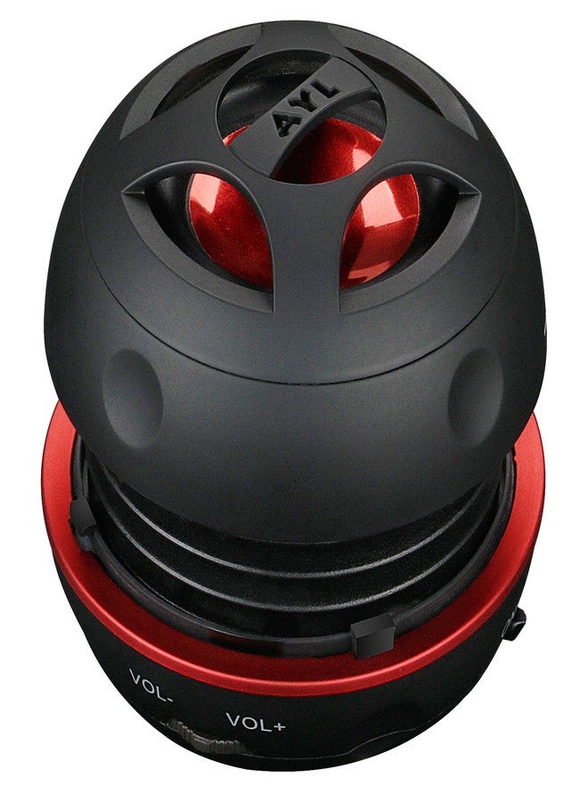 AYL Mini Speaker System, Portable Plug-in Speaker with 3.5mm Aux Input, External Audio for Laptop Computer, MP3 Player, iPhone, iPad, Cell Phone (Black) - Image 1