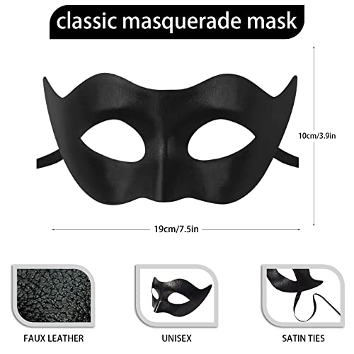 IncreDecor Couple Masquerade Lace Mask Set, Fit for Women & Men Venetian Halloween Masks, Specially for Costume, Mardi Gras (Black Silver Couples) - Image 3