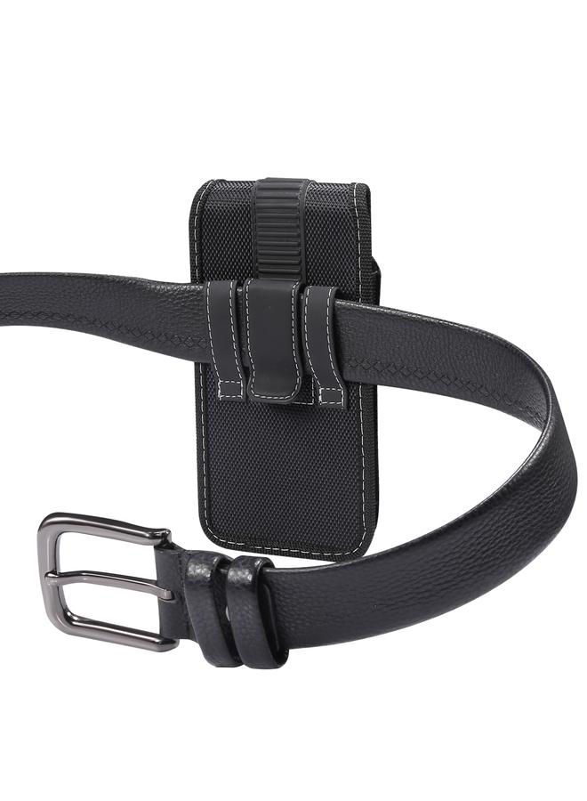 Zaboon Case For iPhone 11 Pro Max Magnetic Oxford Cloth Hanging Waist Phone Leather Case For 6.5 inch Smartphones - Image 4