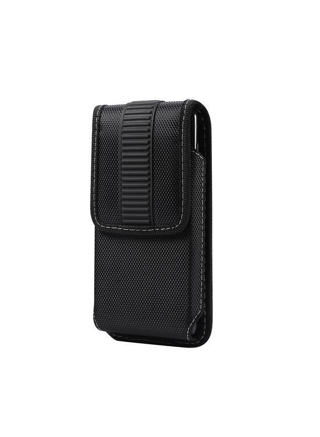 Zaboon Case For iPhone 11 Pro Max Magnetic Oxford Cloth Hanging Waist Phone Leather Case For 6.5 inch Smartphones - Image 2