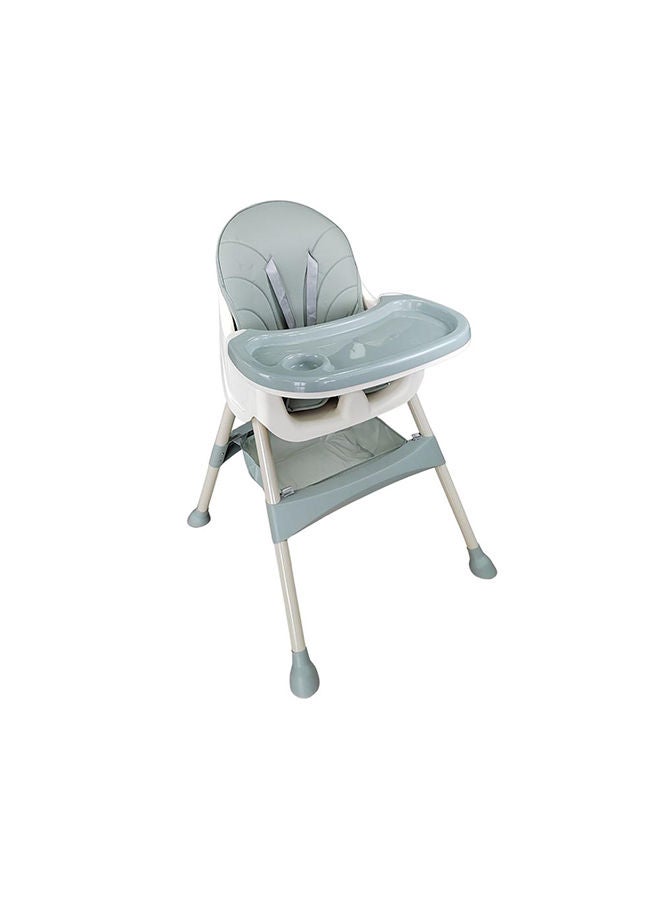 Bumble & Bird 3 In 1 Convertible Baby High Chair Wooden Double Removable Tray Adjustable Legs Detachable Footrest 5 Point Harness - Image 1