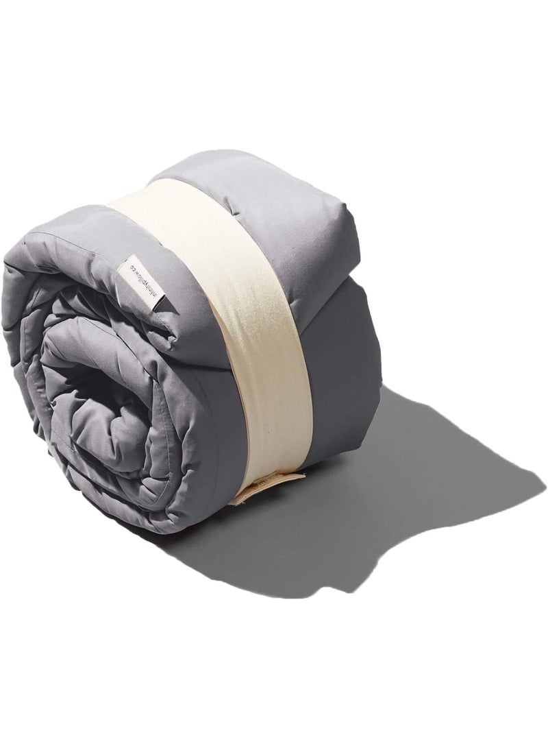 Zikra nfinity Pillow - Home Travel Soft Neck Scarf Support Sleep for Flights Train (Grey) - Image 4