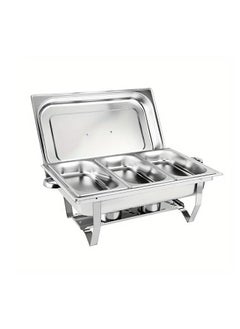 12 litre TRIPLE Compartment Chafing Dish