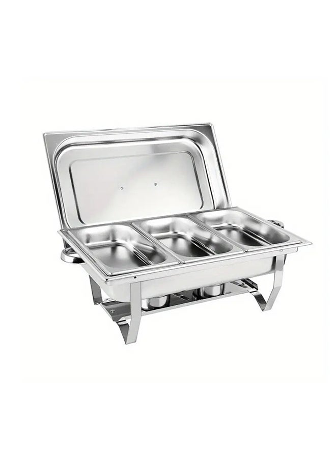 Feelings 12 litre TRIPLE Compartment Chafing Dish  - Image 1