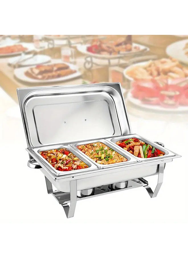 Feelings 12 litre TRIPLE Compartment Chafing Dish  - Image 4