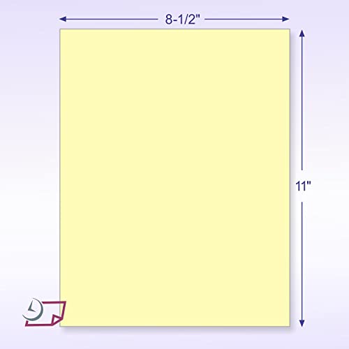 NextDayLabels - Pack of 500 Sheets 8-1/2" x 11" Letter Size CFB NCR (Carbon-Less) Paper, for Laser or Ink Jet Printer (Yellow CFB) - Image 2