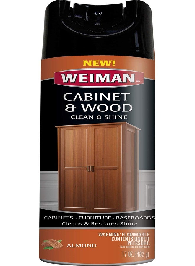 Weiman Cabinet & Furniture Polish - 17 Ounce - Aerosol Protect Clean Polish Wax Your Wood Tables Chairs Cabinets - Image 1