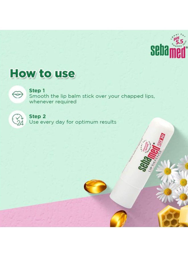 Sebamed Lip Defense Stick SPF30 White 4.8grams - Image 5
