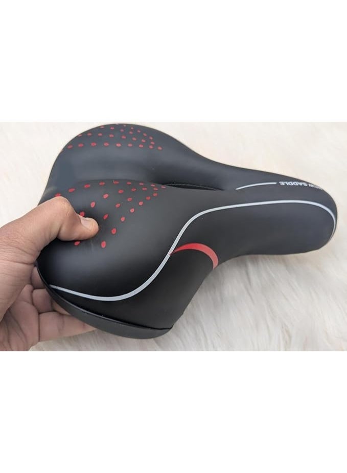 TrueFit TRUE FIT®Comfortable Medical Bicycle Chair Wide Memory Foam Non-Slip Shock Absorption Cushions - Image 3