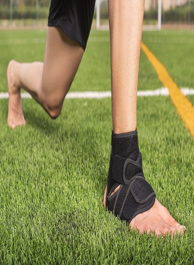 FOVERA Premium Ankle Support Compression Brace for Injuries, Ankle Protection | Adjustable Wrap for Pain Relief & Recovery, Ankle Band for Men & Women, Breathable Neoprene - 1 Pc, Universal Size - Image 4