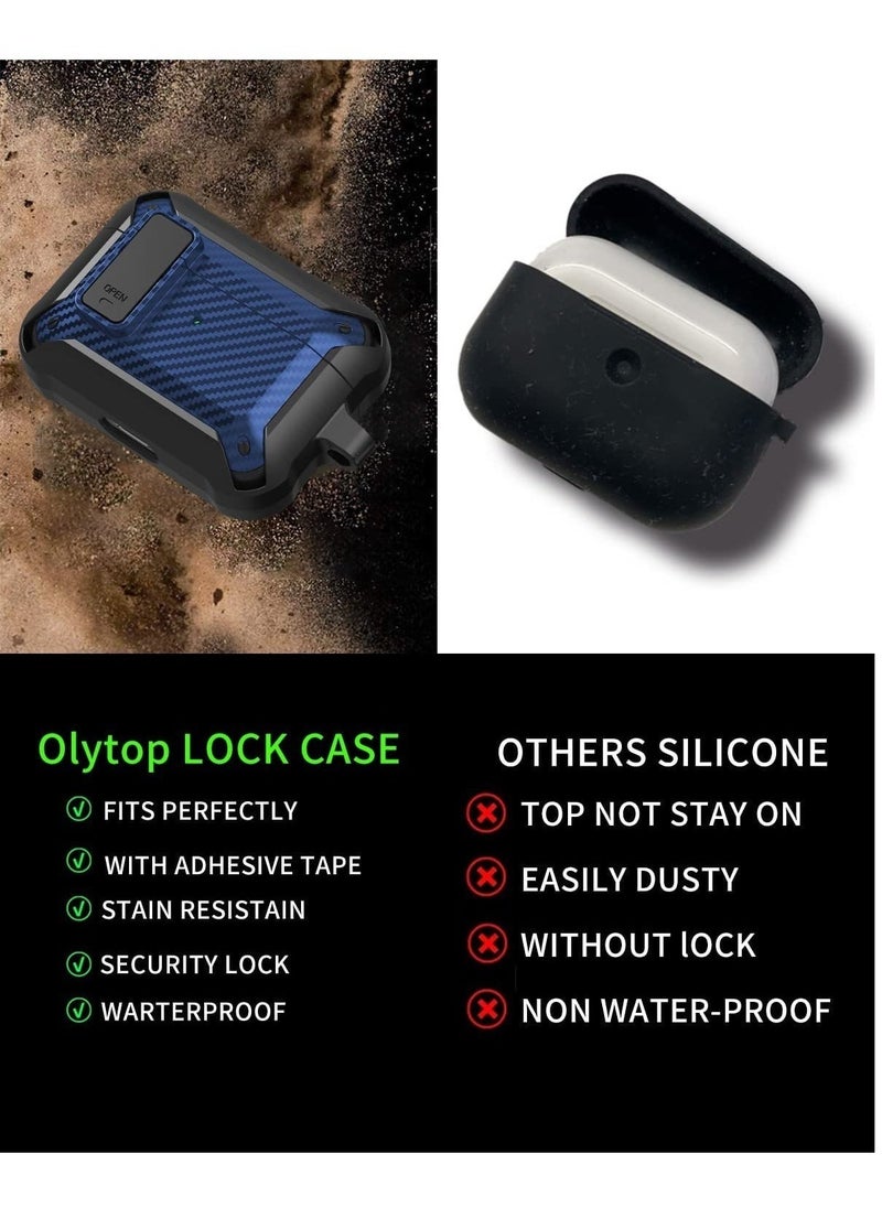 Beauenty - Case for Airpods Pro 2nd Generation Case with Lock Lid - Image 1