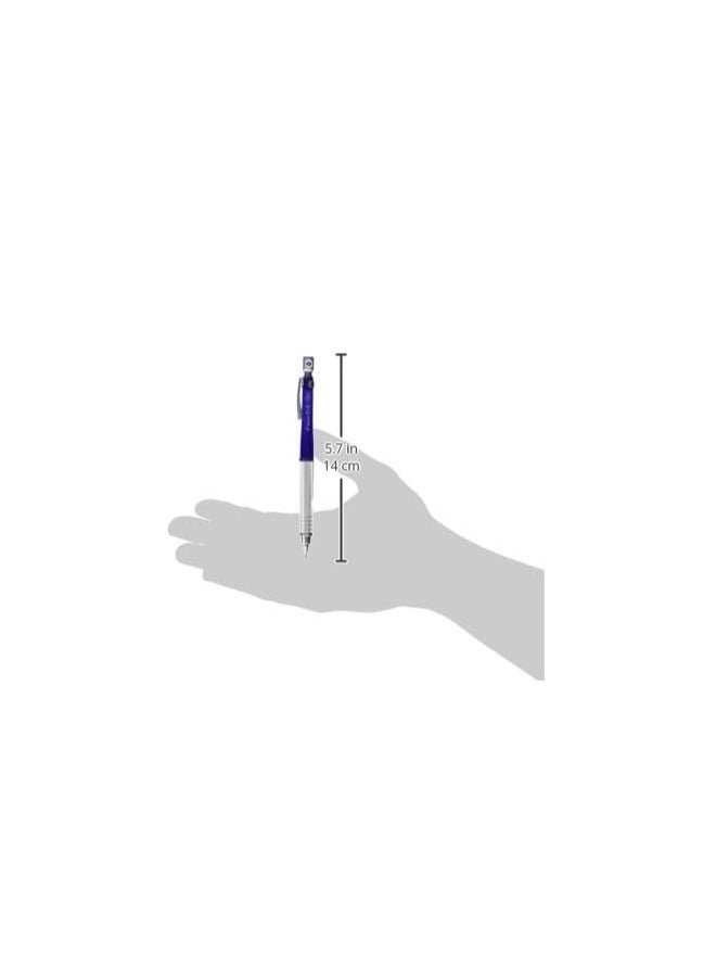 بايلوت ايلوت قلم رصاص ميكانيكي S10، هيكل ازرق شفاف، رصاص 0.5 ملم - Image 3