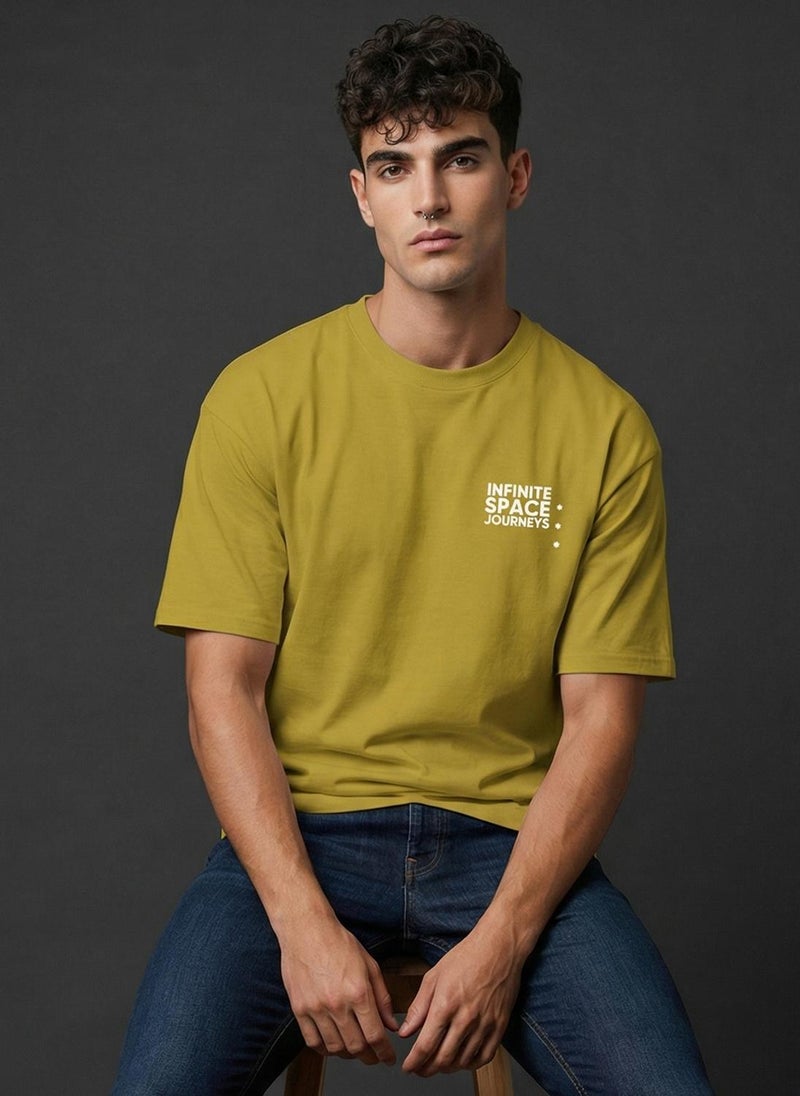 NOBERO Men's Premium Oversized Printed T-Shirt - Image 2