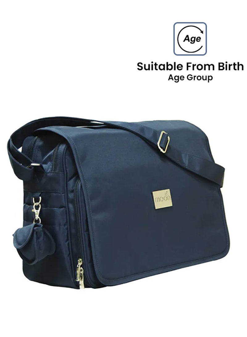 Moon 4Ever Messenger Bag - Blue - Image 5