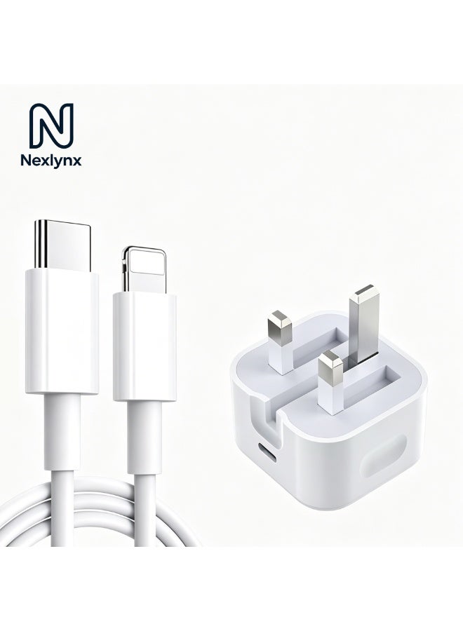 Nexlynx Nexlynx iPhone Fast Charger With Cable usbc 1 M 20W Z18A166D6B3FFAA3CC2F9Z