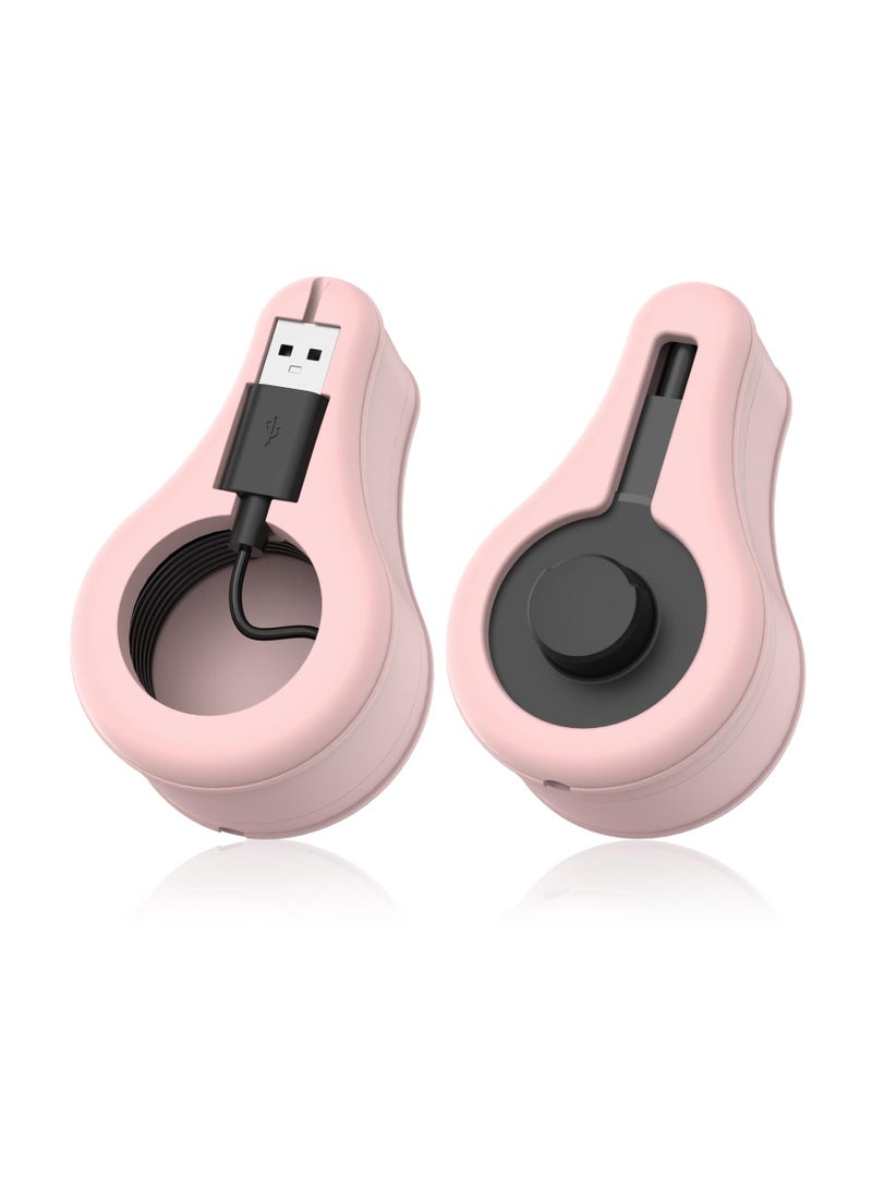 SYOSI For Oura Ring Gen3 Charger Silicone Charger Protector Cover, ONLY Cover with Cord Winder Not A Charger, Charger Organizer Wrapping Charger and Cords for Oura Ring Gen3 Charging Dock and USB-C Cable - Image 1