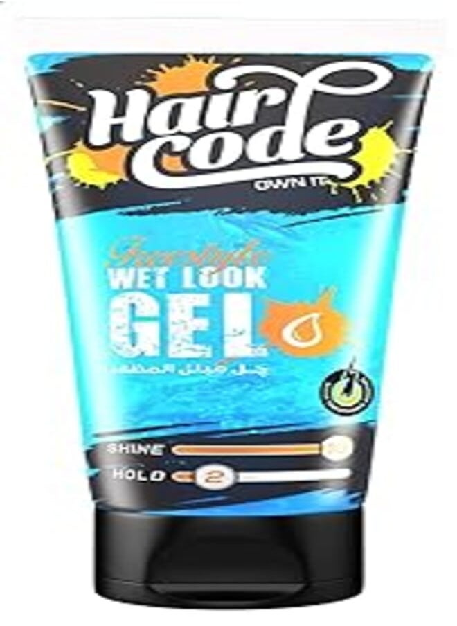 Hair Code - Hair Code Free Style Wet Look Hair Gel - 160 ML - Image 1