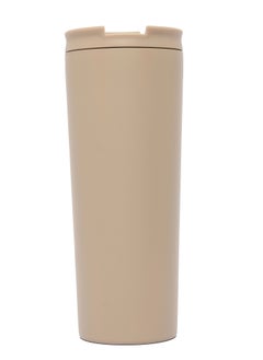 Stainless Steel 24 Oz 2 in 1 Water Bottle With Straw And Travel Cup, Tan Logo Design - pzsku/Z18A16EE4138F7B770E3FZ/45/_/1740076118/fd65d438-95ee-485f-ac0d-b46b48cd4183