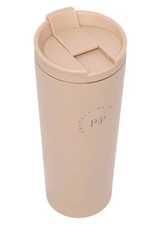 Stainless Steel 24 Oz 2 in 1 Water Bottle With Straw And Travel Cup, Tan Logo Design - pzsku/Z18A16EE4138F7B770E3FZ/45/_/1740076125/8b14c9ae-494b-469d-860c-857b84bac46a