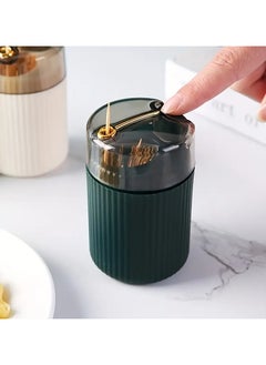 Goolsky 1pc, Toothpick Box, Light Luxury Creative Storage Toothpick Box, Creative Design, Automatic Release Press-type Plastic Toothpick Box, Dental Floss Box, Home Accessories  - Image 1