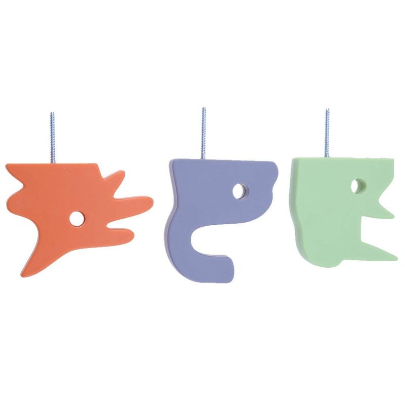 CONNECTWIDE 3pcs Creative Wall Hook Hanger Cartoon Animal Shaped Rhino Rooster Elephant Hanging Hooks Home Storage Hooks Rails - Image 2