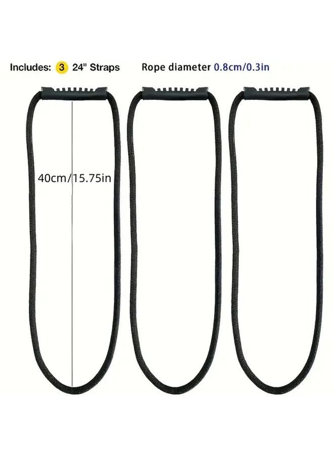 Tie Rope Heavy Duty Organizer Strap With Handles For Cord Hose Extension Tube Garage Storage - Image 4