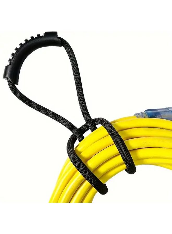 Tie Rope Heavy Duty Organizer Strap With Handles For Cord Hose Extension Tube Garage Storage - Image 1