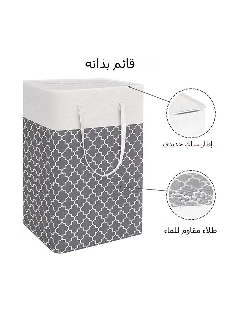 جنرال ثلاث سلال تخزين قابلة للطي ، حقيبة تخزين قماش ، سلة ملابس قذرة ، حقيبة متحركة ، كيس لحاف مقاوم للماء ، صندوق تخزين خزانة ، حقيبة تشطيب (40 * 30 * 60 سم)  - Image 2