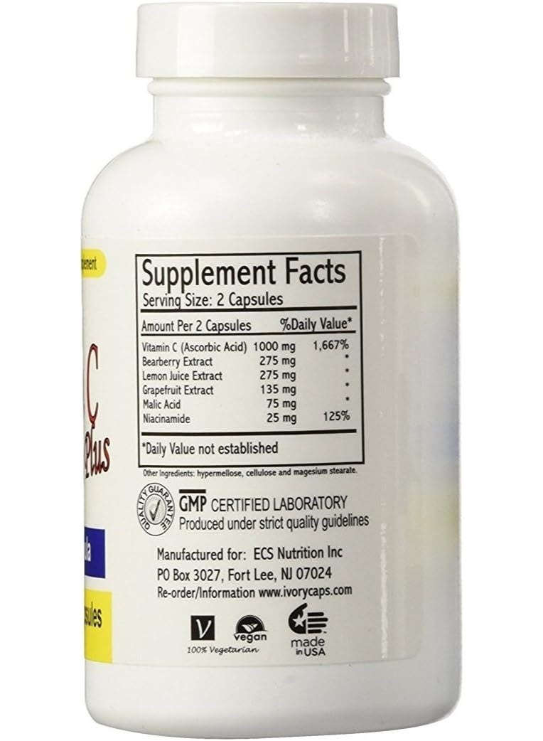 Ivory Caps Maximum Strength Vitamin C Brightening Plus 60 Caps - Image 2