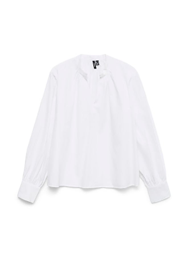 VERO MODA Vmfanni Ls V-Neck Top Wvn - Image 1