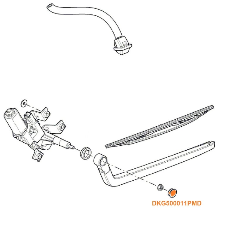 LAND ROVER Genuine Land Rover LR3 LR4 Range Rover Sport Wiper Arm Nut Cover Cap - Image 4