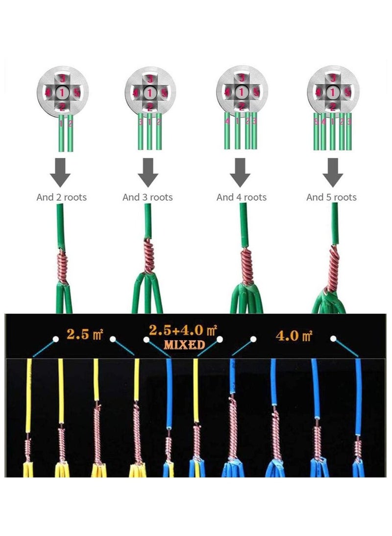 3-Piece Wire Twisting Tools, Wire Stripper and Twister, Portable Quick Connector Twist Wire Tool - Image 4