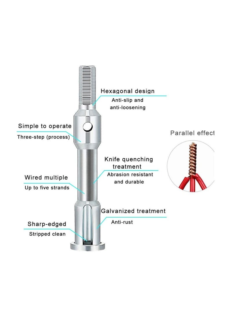 3-Piece Wire Twisting Tools, Wire Stripper and Twister, Portable Quick Connector Twist Wire Tool - Image 5