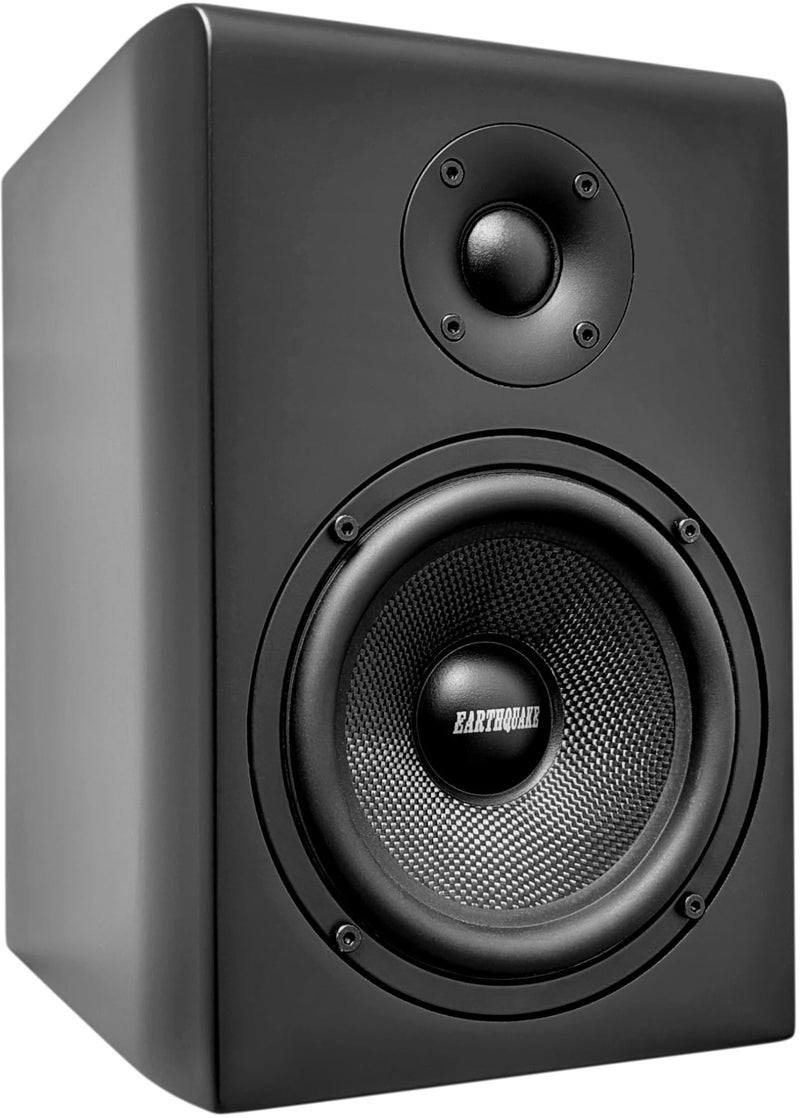EARTHQUAKE Sound RBS-52 Bookshelf Speaker with PistonMax Technology, 5.25" High Output Woofer and Dynamic 1" Silk Dome Neodymium Tweeter, Matte Black, Pair - Image 2